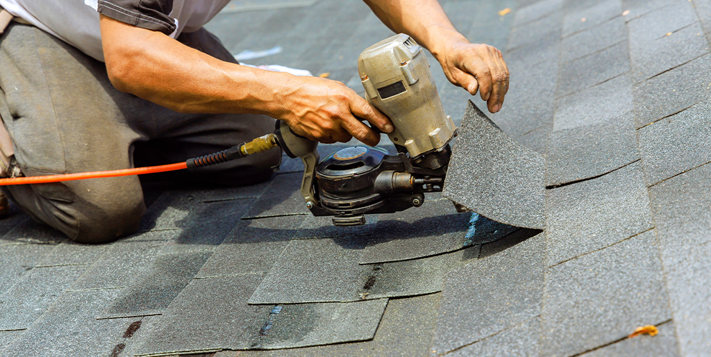Hail damage roof repair Edmonton Alberta